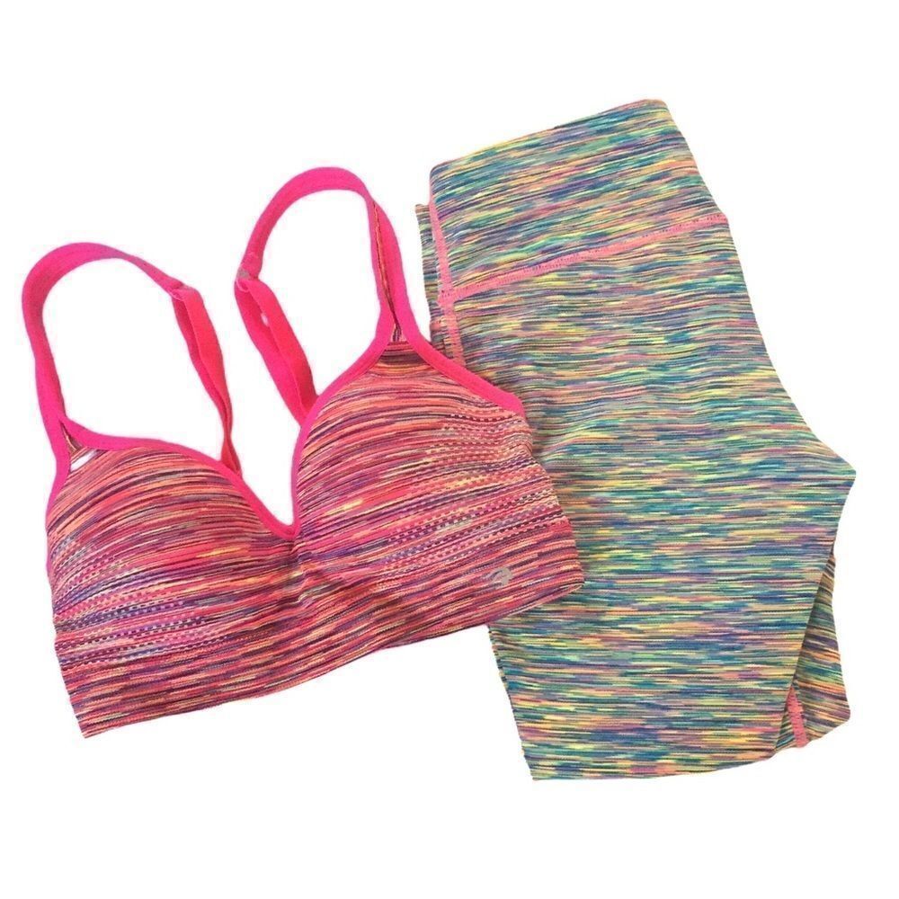 Cropped leggings and bra bundle